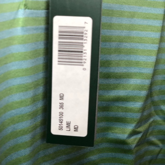 Bobby Jones Green Striped Polo Shirt - Picture 4 of 4